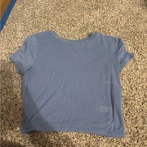 Women’s Blue Crop Top